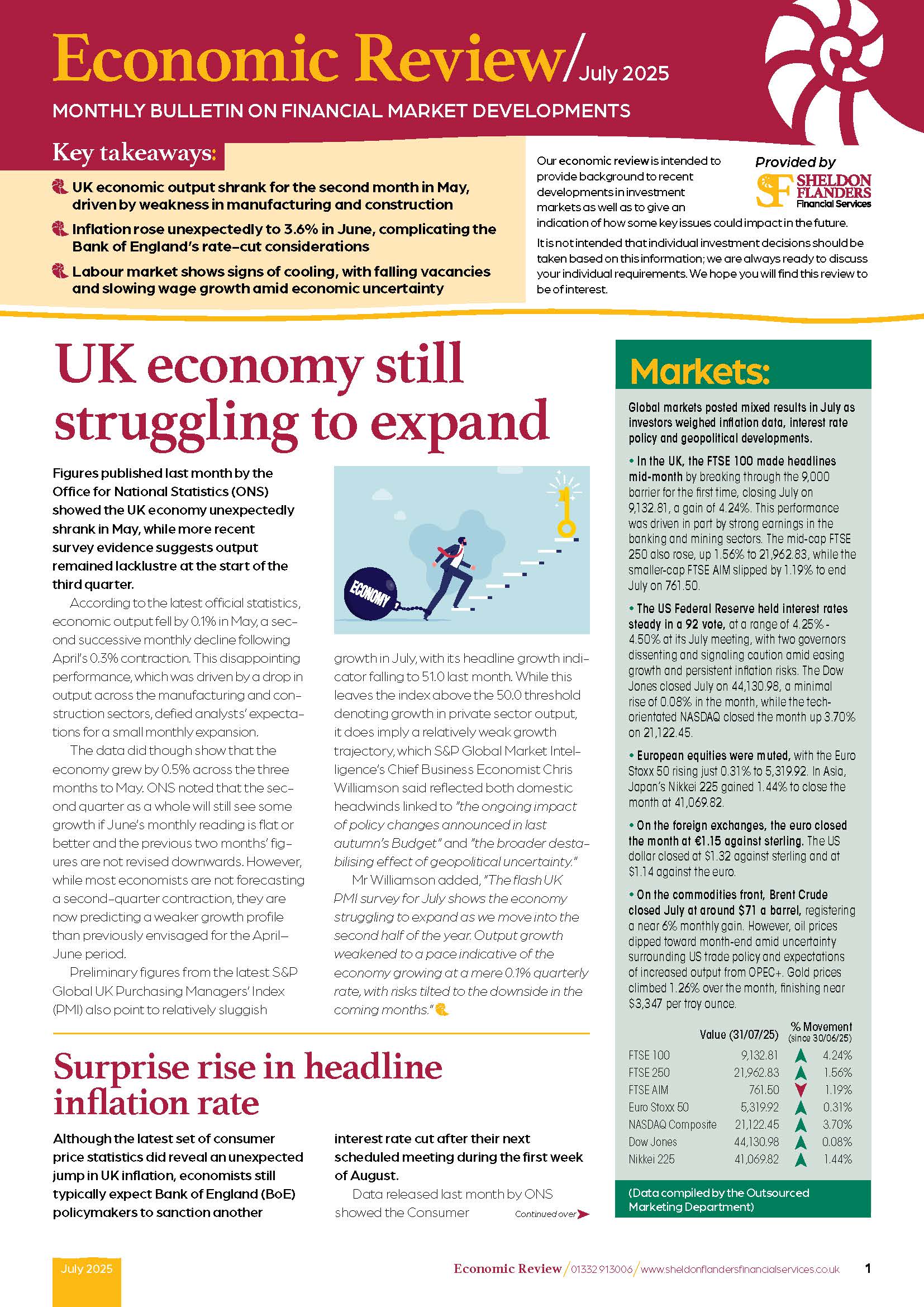 Economic review July 2025