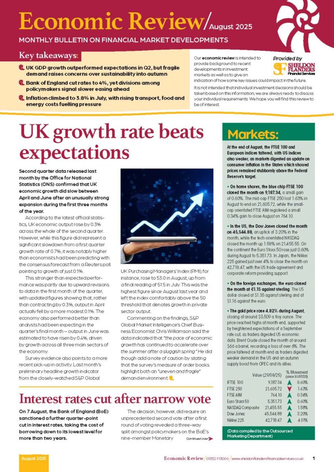 Economic Review – August 2025