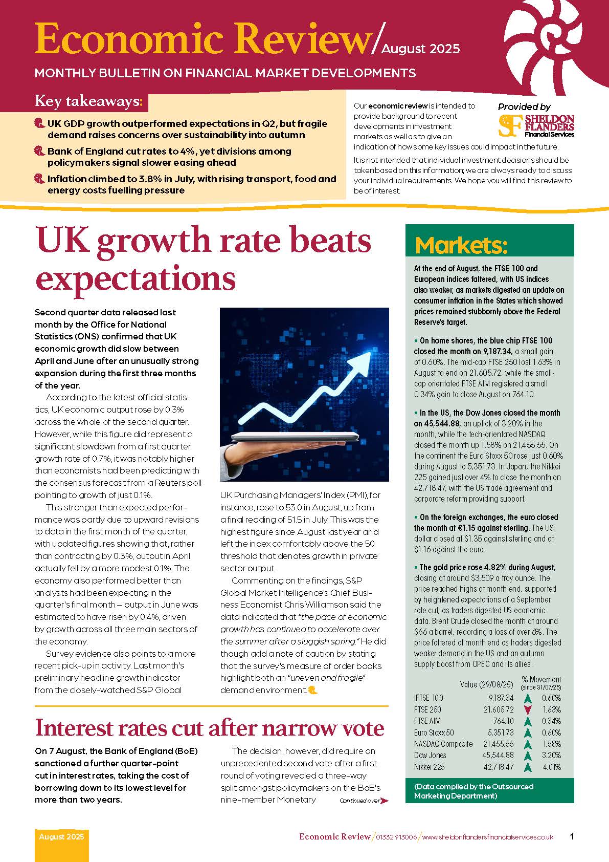 Economic Review – August 2025