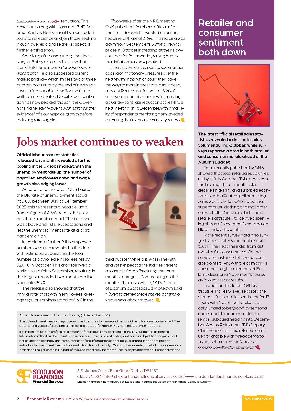 Economic Review / November 2025 MONTHLY BULLETIN ON FINANCIAL MARKET DEVELOPMENTS