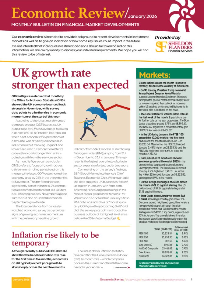 Economic review – January 2026