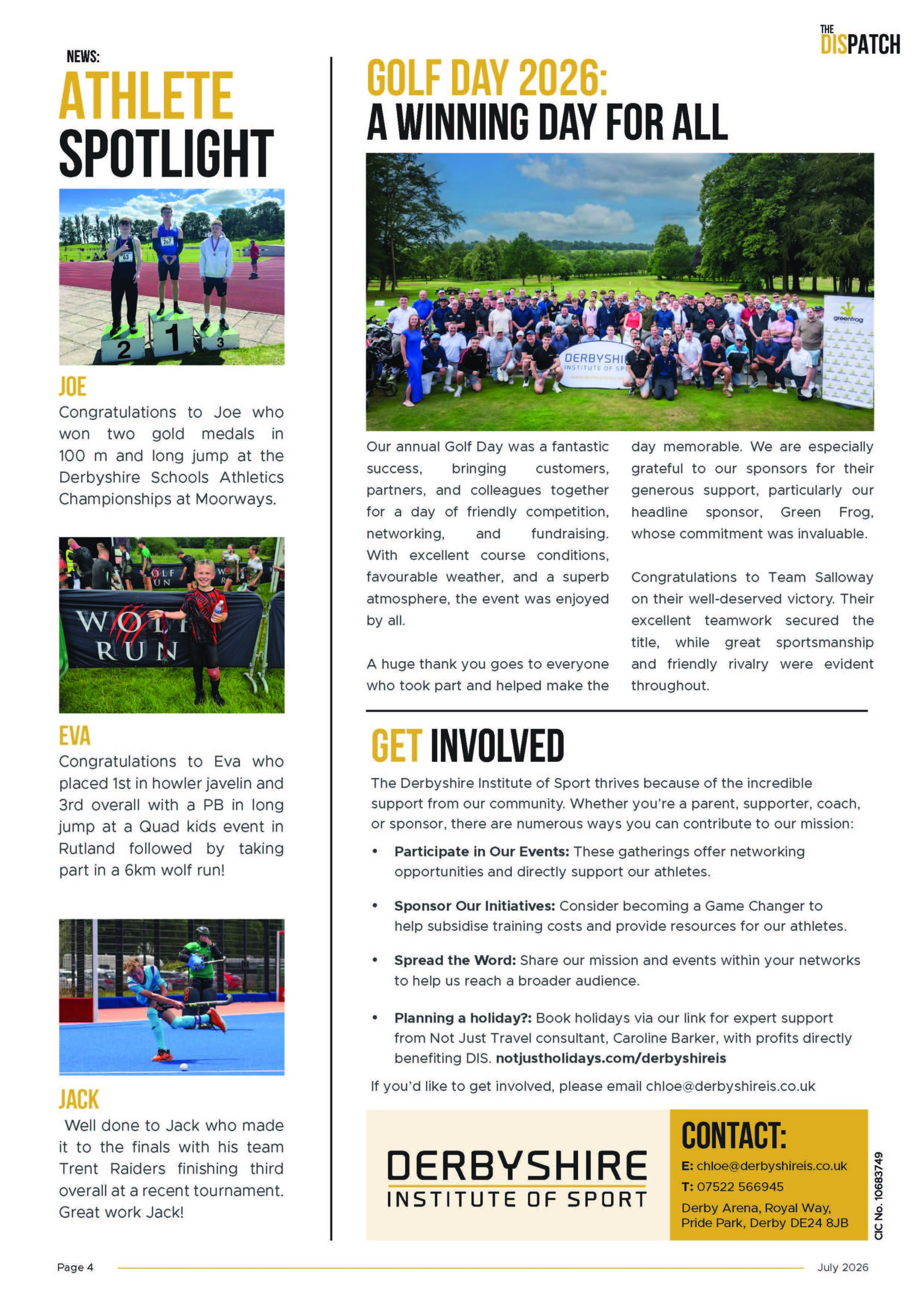 DIS July Newsletter