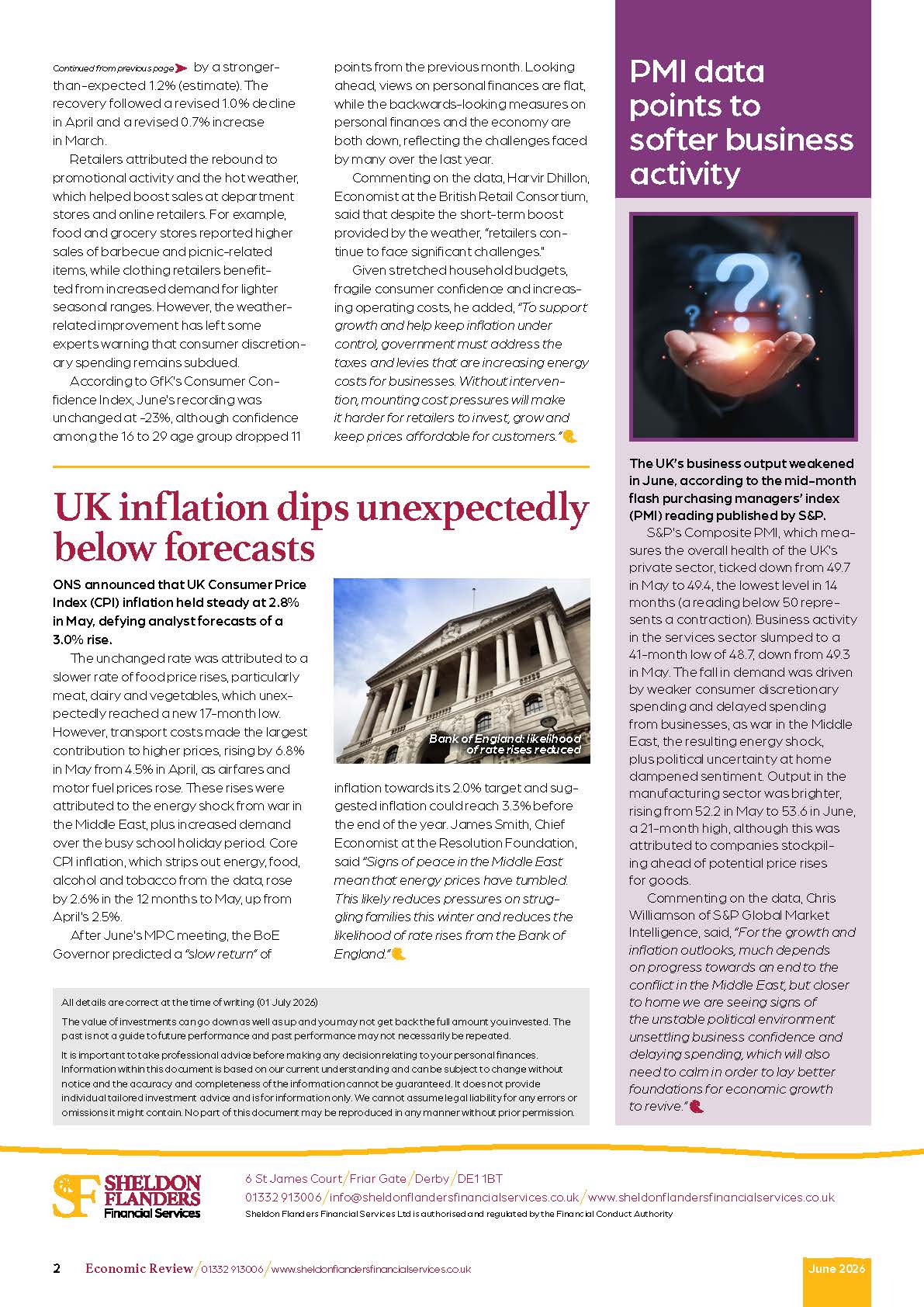 Economic Reveiew – June 2026